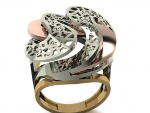 anel de noivado sem pedra Modelo de Impressão 3D