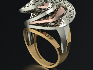 ring engagement without stone 3D-Druckmodell