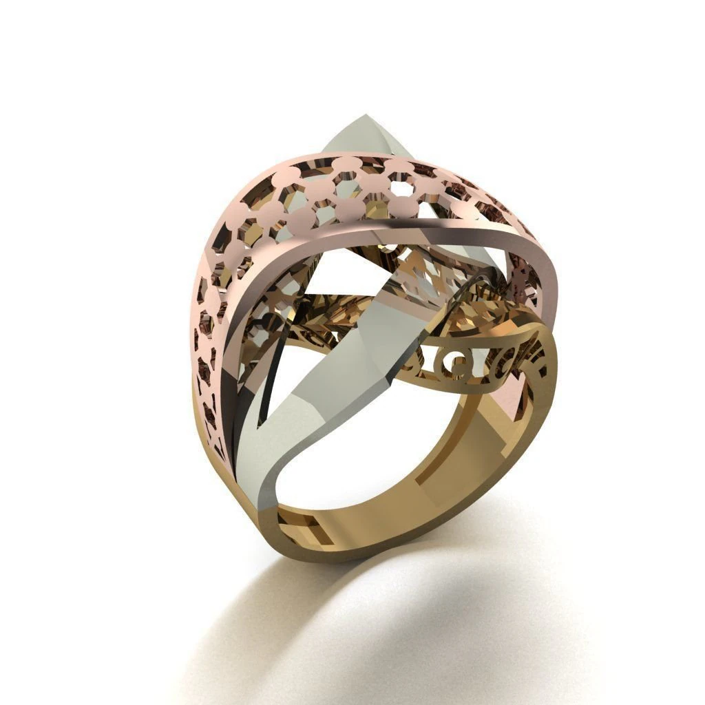 ring engagement without stone 3D Print Model .c4d .max .obj .3ds .fbx .stl .blend 