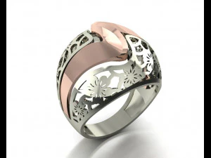 cincin pertunangan tanpa batu Model Cetak 3D