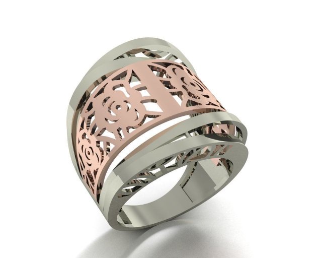 ring engagement without stone 3Dプリントモデル .c4d .max .obj .3ds .fbx .stl .blend 