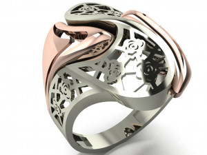 ring engagement without stone 3D प्रिंट मॉडल