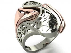 taşsız y&uuml;z&uuml;k nişan 3D Baskı Modeli