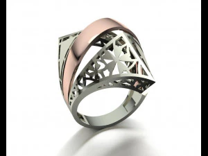 обручальное кольцо без камня 3D Принт Модель