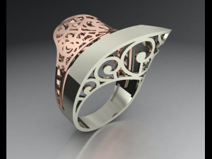 ring engagement without stone 3D-printmodel
