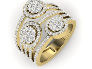 ring engagement wit stone 3D प्रिंट मॉडल
