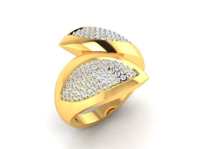 ring engagement wit stone 3D Print Model .c4d .max .obj .3ds .fbx .stl .blend 