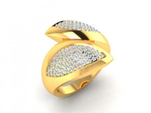 ring engagement wit stone 3D प्रिंट मॉडल