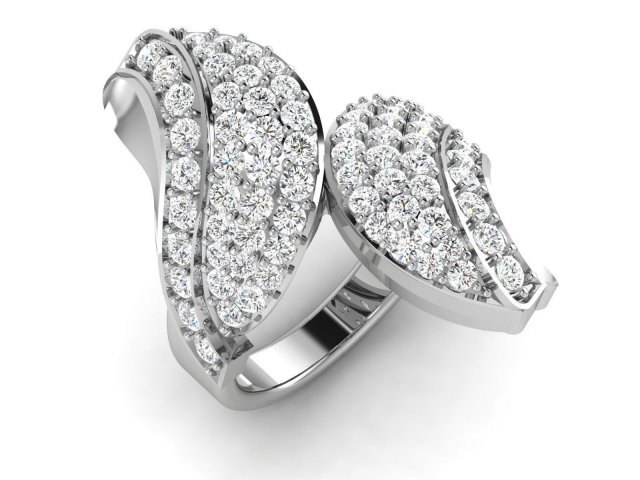 ring engagement with stone Model Cetak 3D .c4d .max .obj .3ds .fbx .stl .blend 