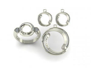 jewelry set chanel 3D Print Model