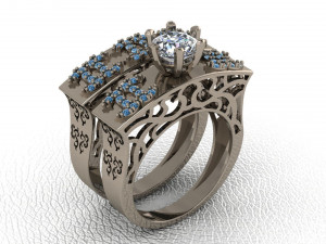 engagement ring 3D-Druckmodell