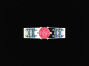 engagement ring 3D Print Model