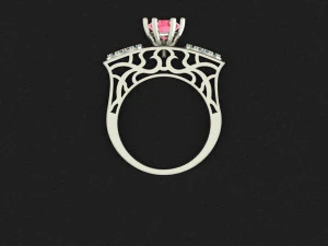 engagement ring 3D Print Model