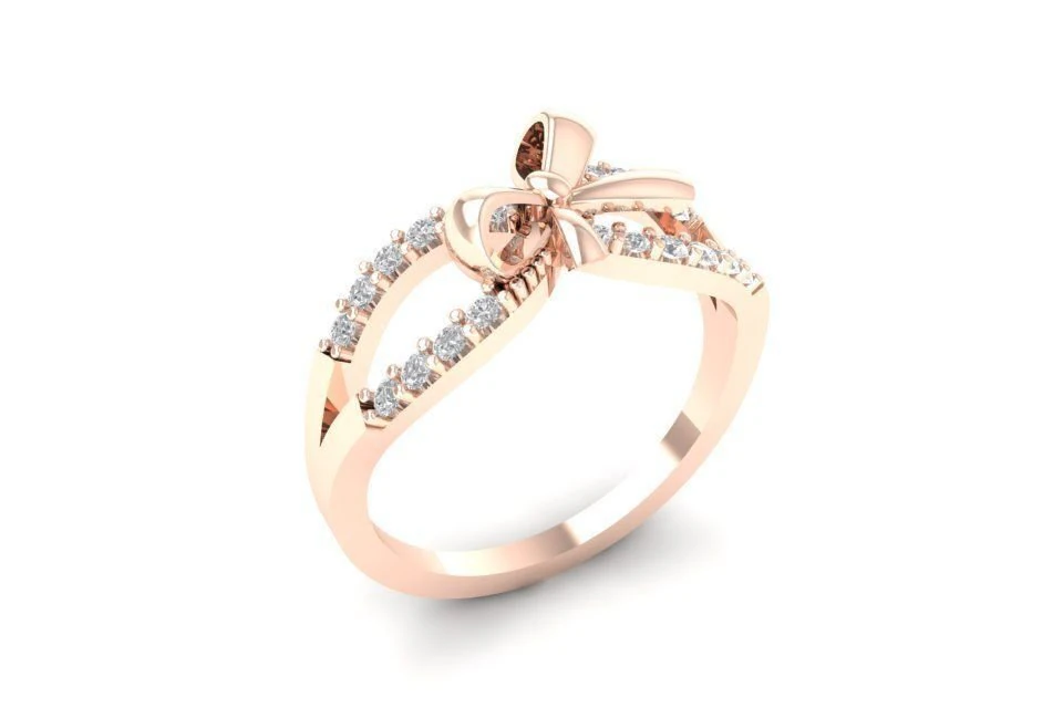 wedding ring 3D Print Model .c4d .max .obj .3ds .fbx .stl .blend 