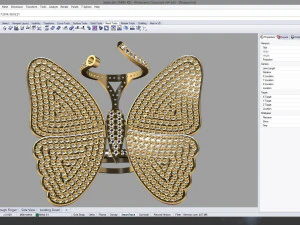 moving butterfly ring 3d print model 3D Print Model