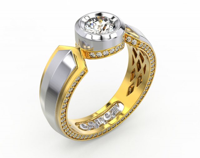 ring men 3D Print Model .c4d .max .obj .3ds .fbx .stl .blend 