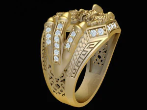 dragon claw ring 3d print model 3D Print Model