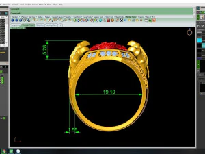 dragon claw ring 3d print model 3D Print Model