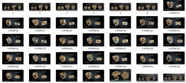 2800 files stl rings and set of noktamodel 3d print model 3D Принт Модель .c4d .max .obj .3ds .fbx .stl .blend 