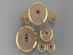 diamond set 3D प्रिंट मॉडल