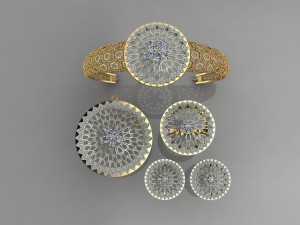 diamond set 3D Baskı Modeli