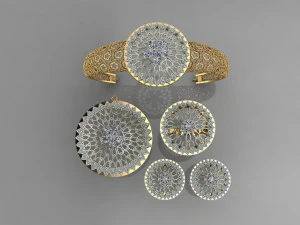 diamond set 3D Print Model