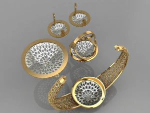 diamond set 3D Print Model