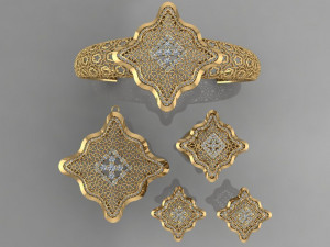 diamond set 3D प्रिंट मॉडल