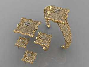 diamond set Modelo de Impressão 3D