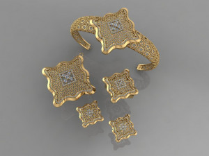 diamond set Modelo de Impressão 3D