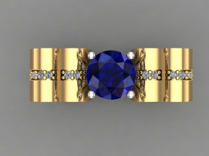 diamond ring 3D 打印模型