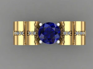 diamond ring 3D Print Model