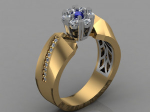 diamond ring 3D प्रिंट मॉडल
