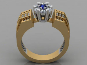 diamond ring 3D Print Model