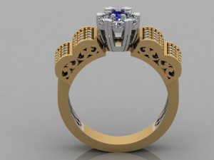 diamond ring 3D प्रिंट मॉडल