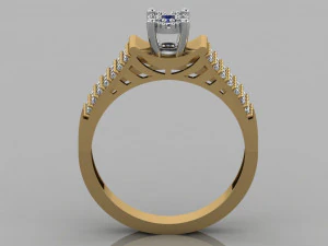 diamond ring 3D Print Model