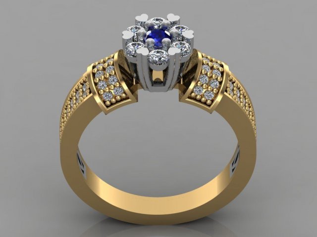 diamond ring Modèles 3D en vedette .c4d .max .obj .3ds .fbx .stl .blend 