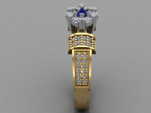 diamond ring Modèles 3D en vedette