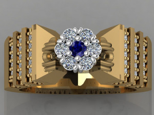 diamond ring 3D Print Model