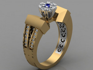 diamond ring 3D-printmodel