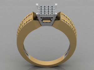 diamond ring 3D-printmodel
