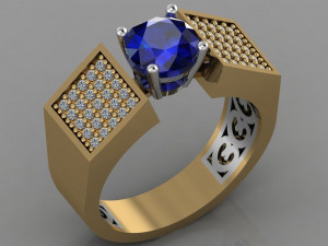 diamond ring 3D प्रिंट मॉडल