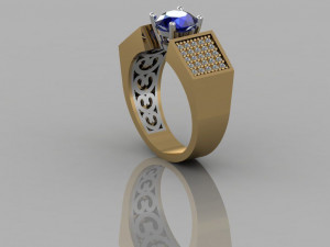 diamond ring 3Dプリントモデル