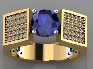 diamond ring 3Dプリントモデル