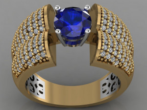 diamond ring 3D-printmodel