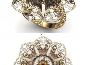 beautiful ultra vision ring 3D-printmodel