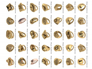 1400 WOMEN RINGS 3DM Modelo 3D