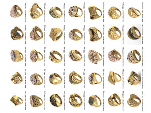 1400 WOMEN RINGS 3DM Modelo 3D
