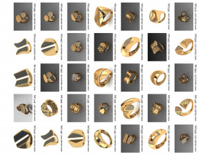 1400 WOMEN RINGS 3DM Modelo 3D