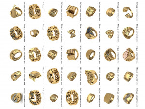 1400 WOMEN RINGS 3DM Modelo 3D